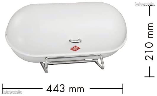 Boîte à pain Acier inoxydable Vintage Wesco Breadboy (image 2)