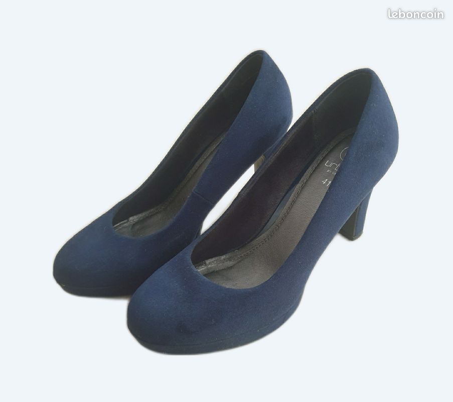 Escarpins bleu marine (image 1)