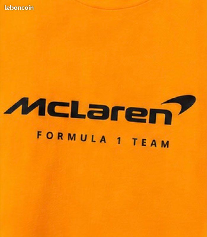T-shirt officiel McLaren Formula 1 Team Castore orange – Taille M – Neuf avec étiquette (image 2)