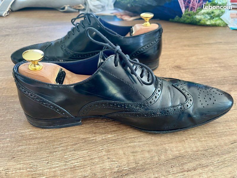 Chaussures homme Richelieu noir (image 4)