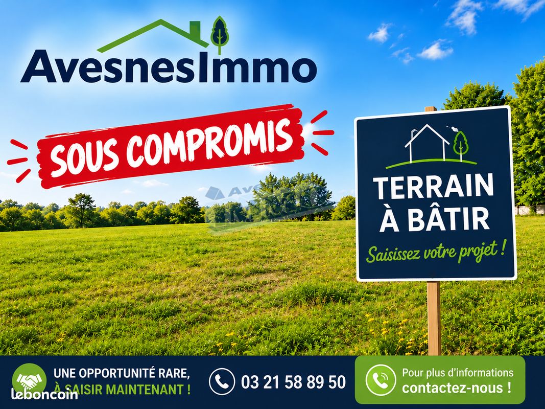 Terrain 1400 m² · à Agnez-lès-Duisans · 1 400 m² · 79 000 €