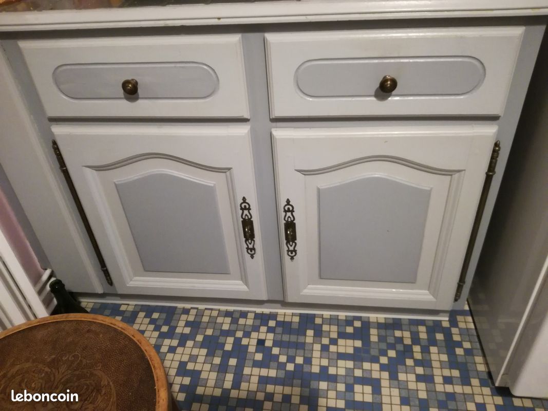 Portes de cuisine en chêne peintes (image 2)