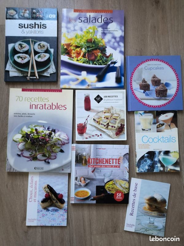 Lot livres thème cuisine (image 1)