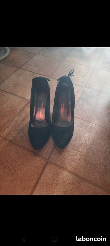 Escarpins, noeud lacets à l'arrière, à saisir pour les fêtes (image 3)