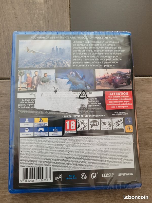JEU SONY PS4 GTA V EDITION PREMIUM | L'As de Trèfle Nouvelle-Calédonie