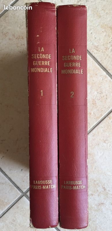2 livres La seconde guerre mondial Ed. 1965/66 (image 1)