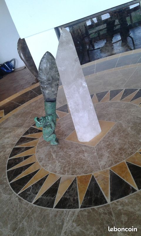 Dague cérémonielle inca en obsidienne (image 1)