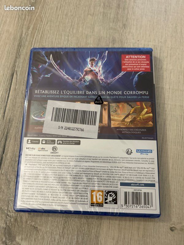 Jeu ps5 Prince of persia the lost crown (image 2)