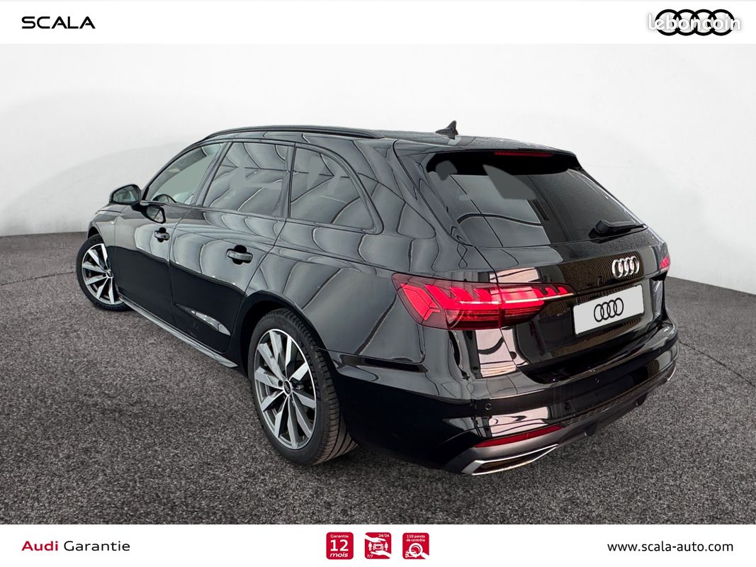 AUDI A4 Avant 40 TDI 204 S tronic 7 S line + Matrix LED + Pack Noir + Sieges electr. Massants + Pack Assit route (image 2)
