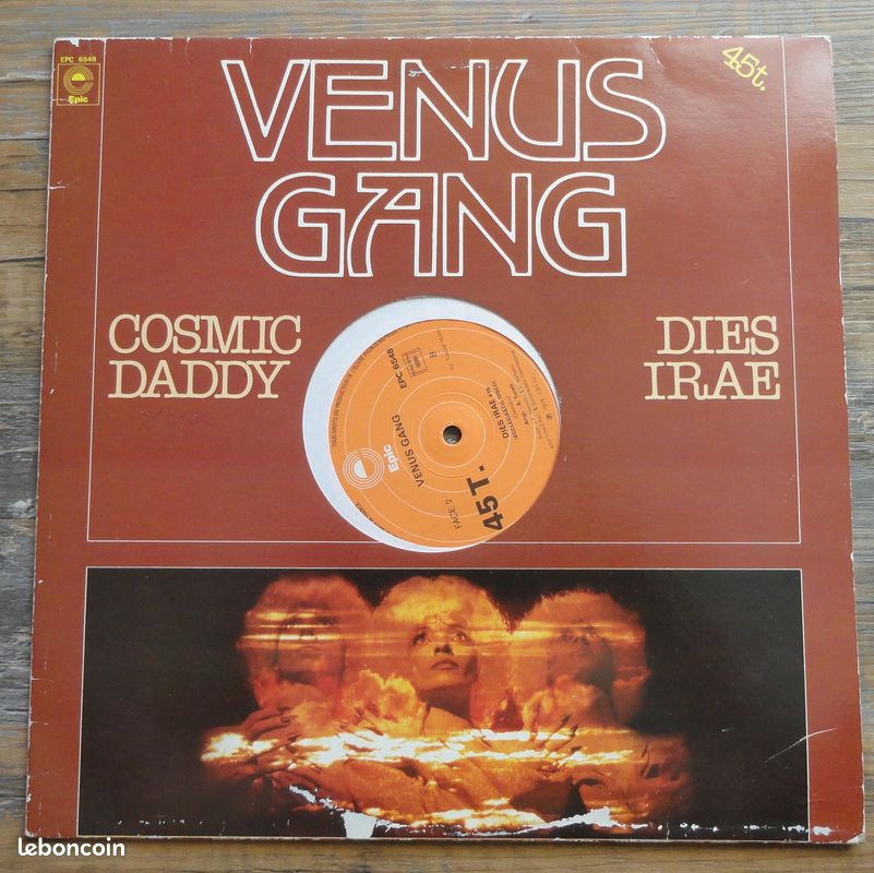 Disque Vinyle Venus Gang Maxi 45T Cosmic daddy (image 1)