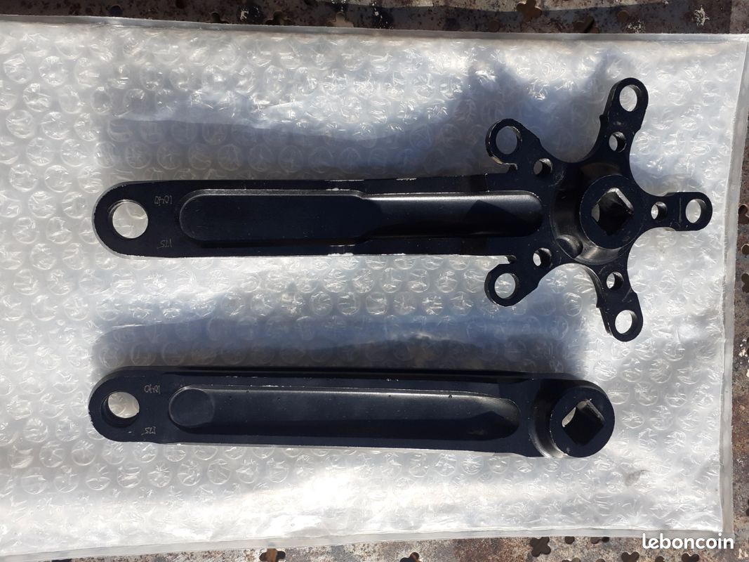 Pédalier Race Face Forgé Triple 110/74 BCD ‒ Noir, 175 Mm, Occasion Fonctionnel