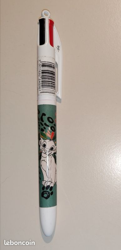 Stylo 4 couleurs Bic Disney Simba du Roi Lion (image 1)