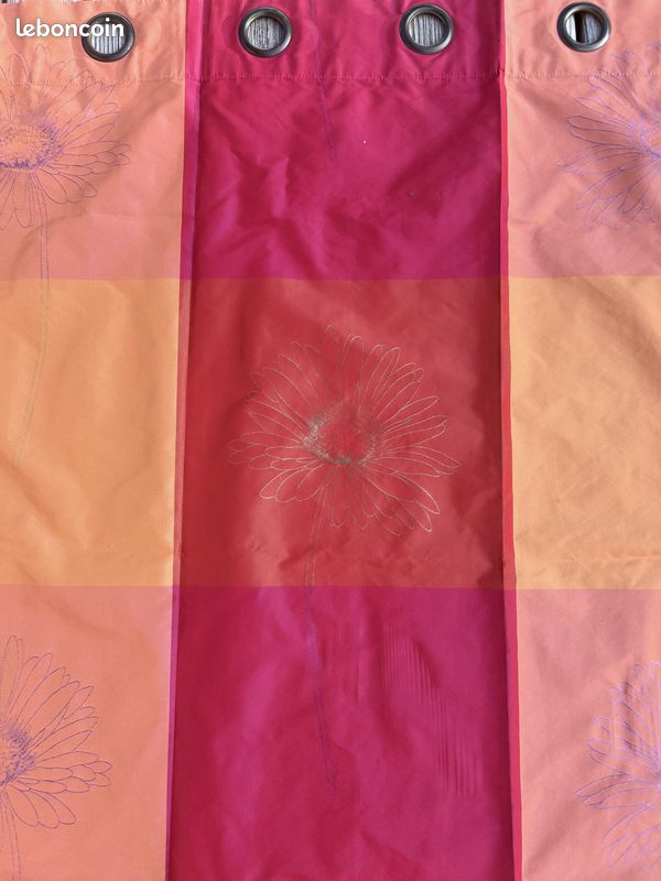 3 rideaux taffetas polyester (image 4)