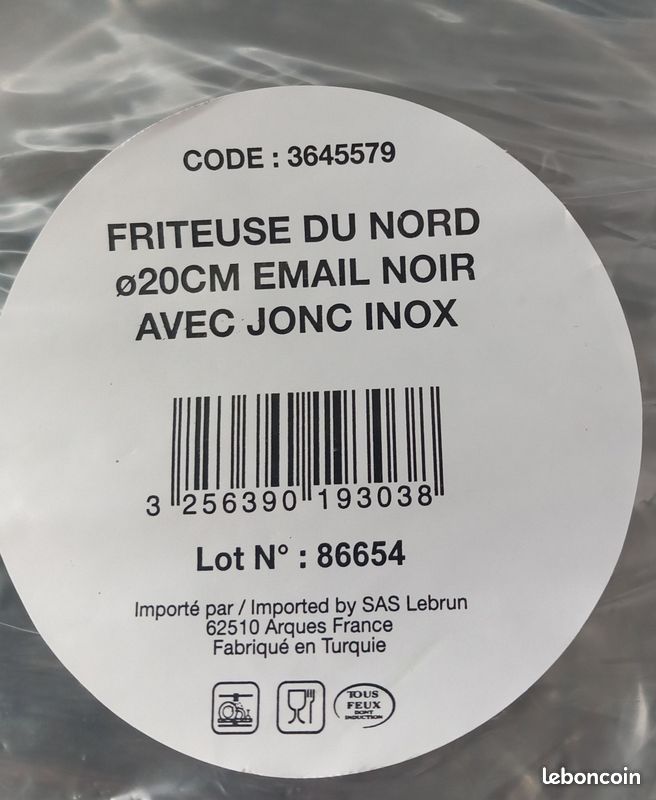 Petite friteuse 20 cm de diamètre NEUVE sous blister (image 2)