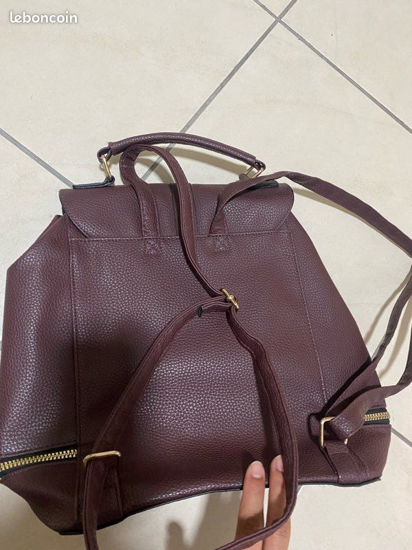 Sac à dos mauve (image 2)