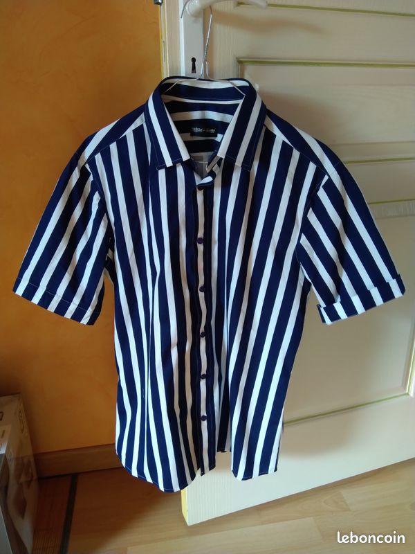 Chemise à manches courtes homme (image 1)