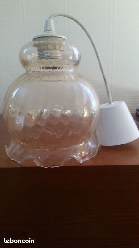 2 suspensions de lampe en verre (image 3)