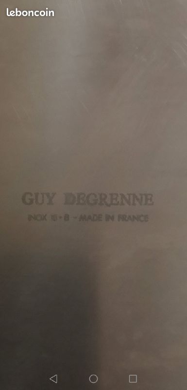 Plateau guy degrenne inox (image 2)