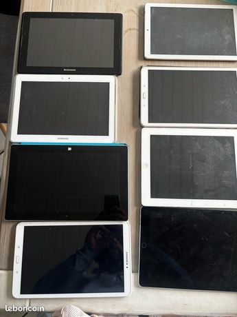 Lot De 10 Téléphones Portables à Réparer / Pour Pièces - Mixte Marques Et Modèles