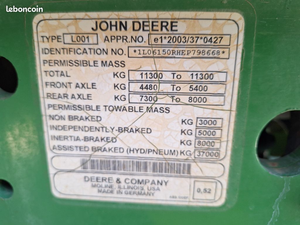 John Deere 6150R (image 12)