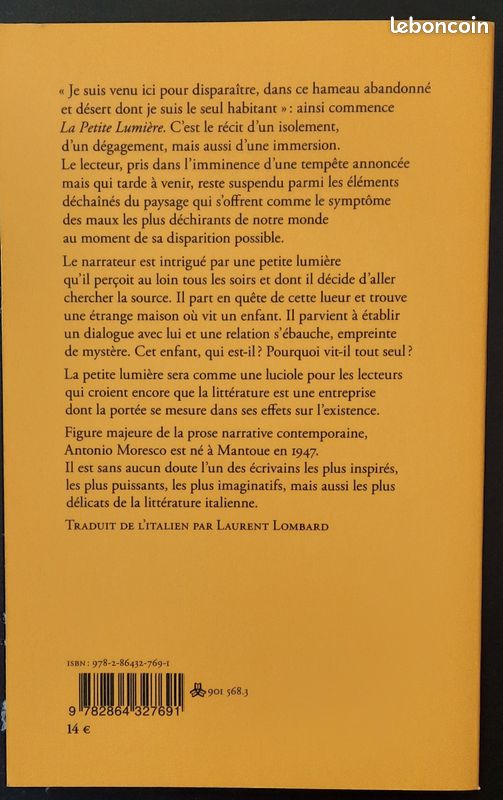 La petite lumière, d'Antonio Moresco (RER A possible) (image 2)