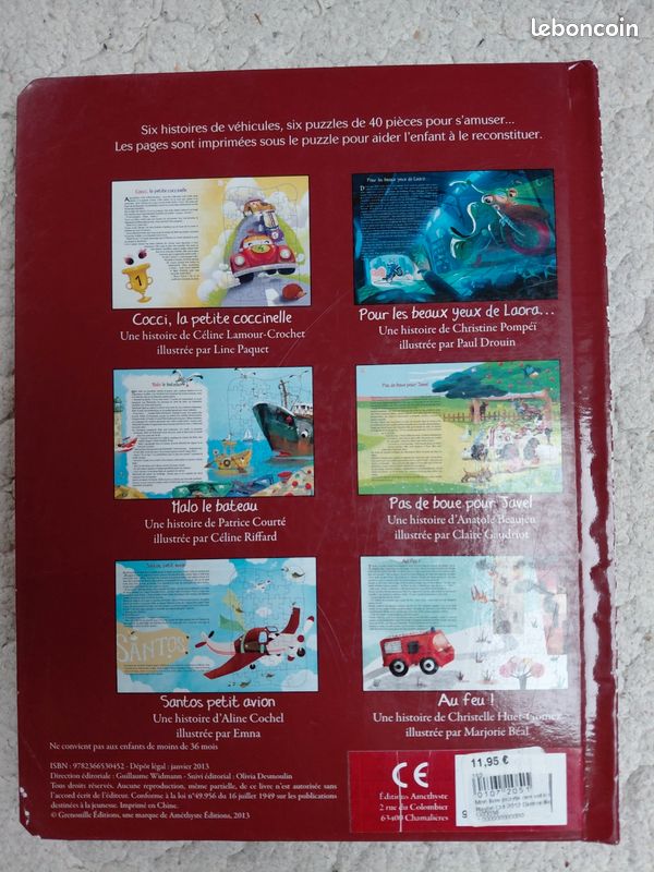 Livre - Puzzle de Véhicules (image 2)