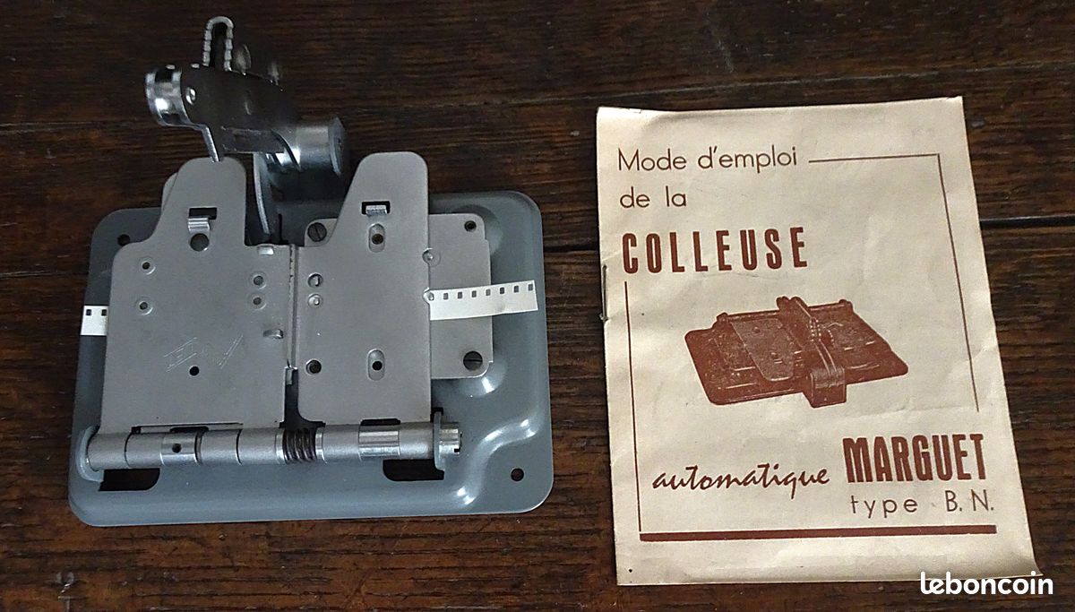 Colleuse automatique tri film formats 8 mm, 9,5 mm et 16 mm. Marguet (image 1)
