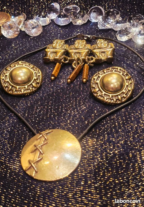 Broches Vintage Signées Ferrandis - Dorées, Fabrication Française, Occasion De Créateur