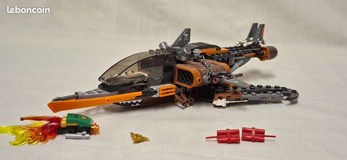 Set Lego Ninjago Sky Shark 70601 Complet Jeux Jouets