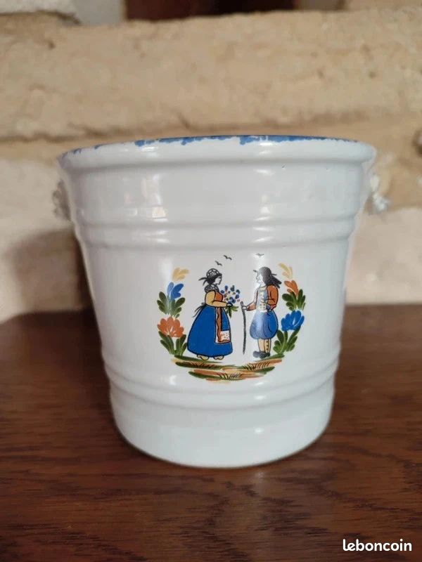 Petit seau décoratif en céramique Breton (image 6)