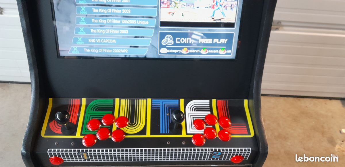 BORNES D´ARCADE MURALE MAZINGER Z POUR 2 JOUEURS RÉCRÉATIVES NEUVES