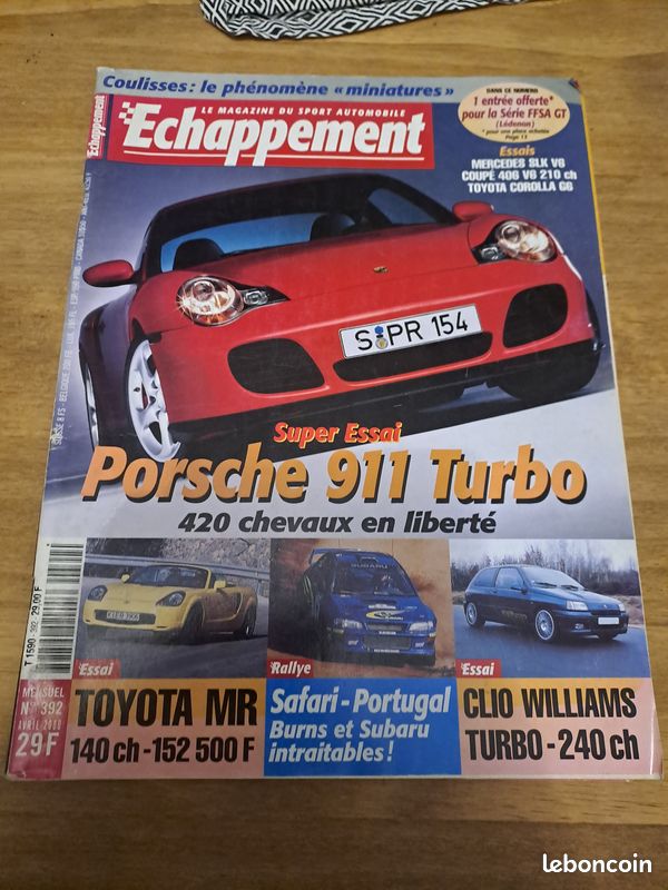 Magazines echappement n°392 avril 2000 (image 1)