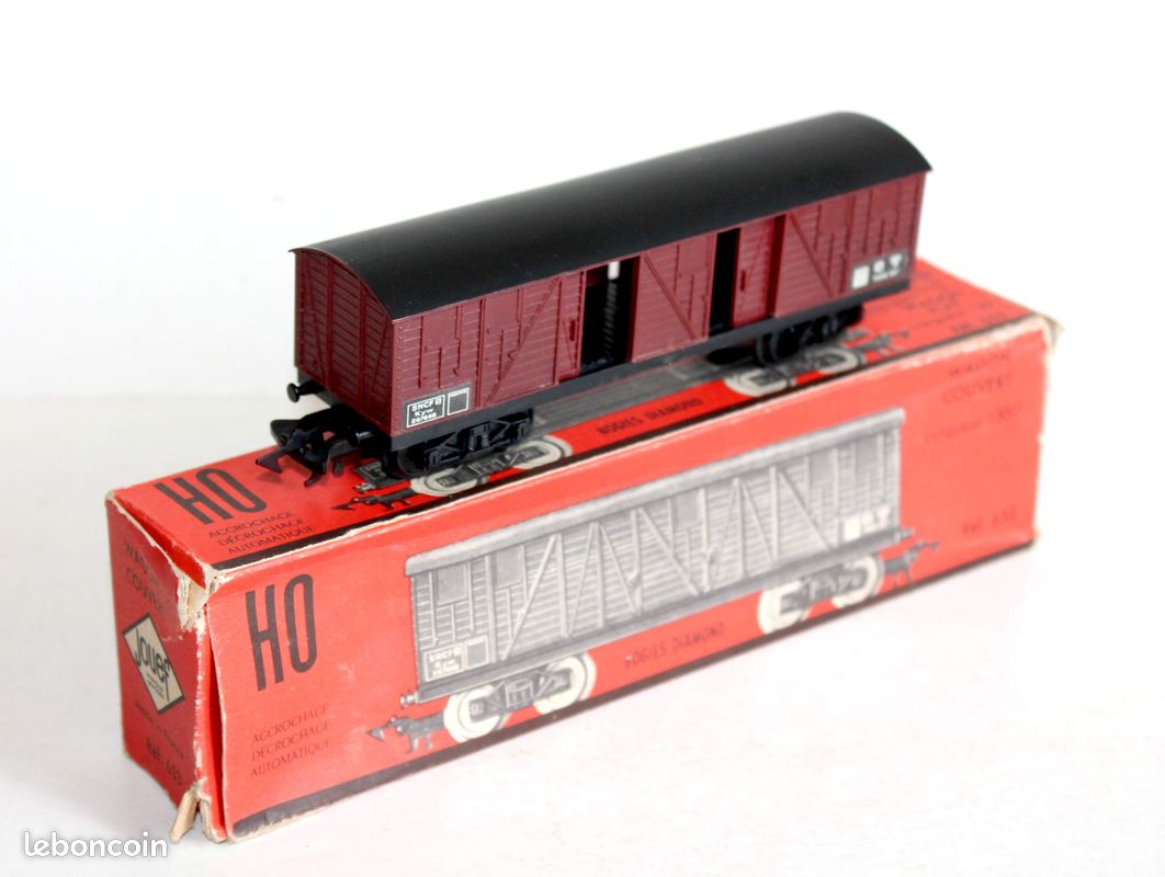 Unique! Jouef Ho 6836 Wagon Couvert Nettoyeur De Cable De Catenaire Sncb Belge