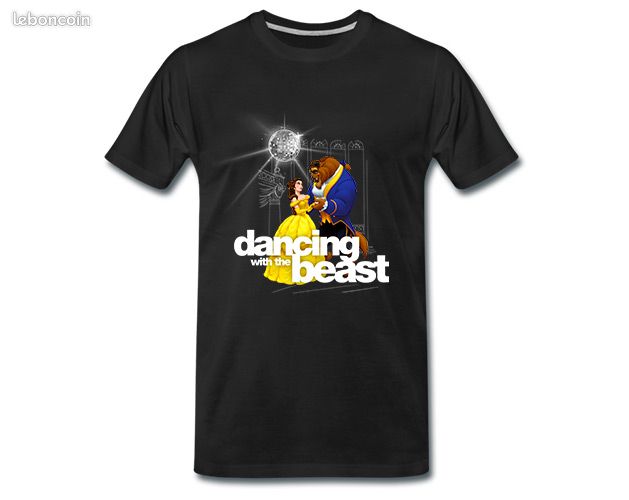 T-shirt DANCING WITH THE BEAST (du S au 5XL) NEUF (image 1)