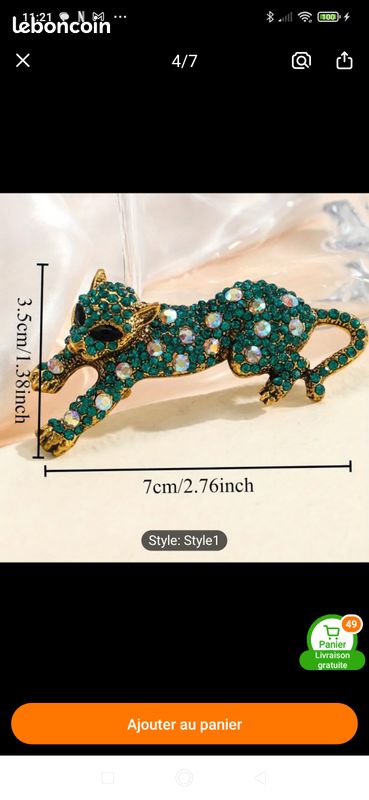 Lot De 2 Dessous De Verre Auto Murimt Bling – Motif Léopard Et Strass, 7 Cm – Décoration Intérieure Voiture Femme