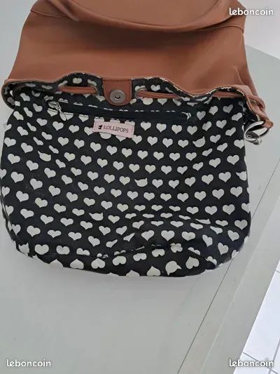 Beau Sac à main Lollipops marron clous (image 10)