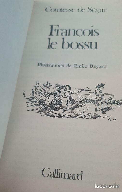 Lot de 4 livres La Comtesse de Ségur Ed Gallimard années 80 (image 6)