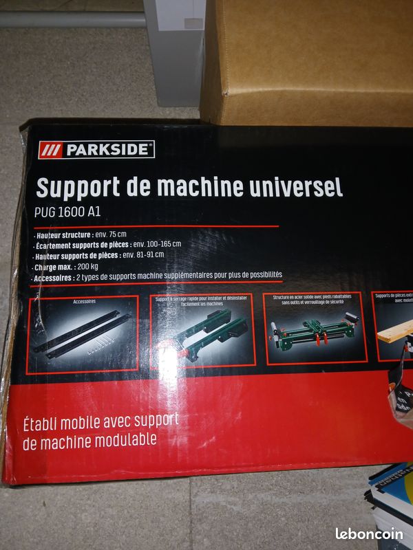 Scie a onglet avec support (image 1)