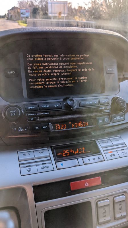 Autoradio gps navigation Honda frv - Équipement auto