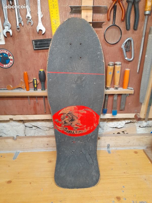 Skateboard Vintage Powell Peralta Caballero Années 80 – Bleu, Bonne Condition