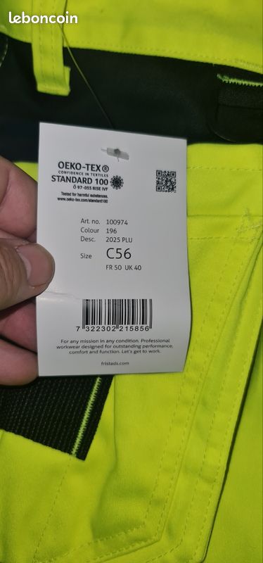 Pantalon de chantier sécurité (image 2)