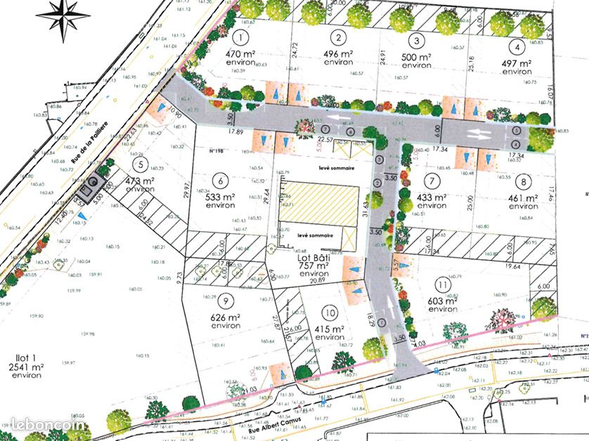 Terrain 470 m² Romans Sur Isere · à Romans-sur-Isère · 105 000 €