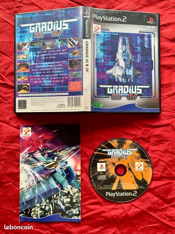 Jeu PS2 Gradius 3 And 4 - Compilation Pour PlayStation 2, Bon état, Version Française