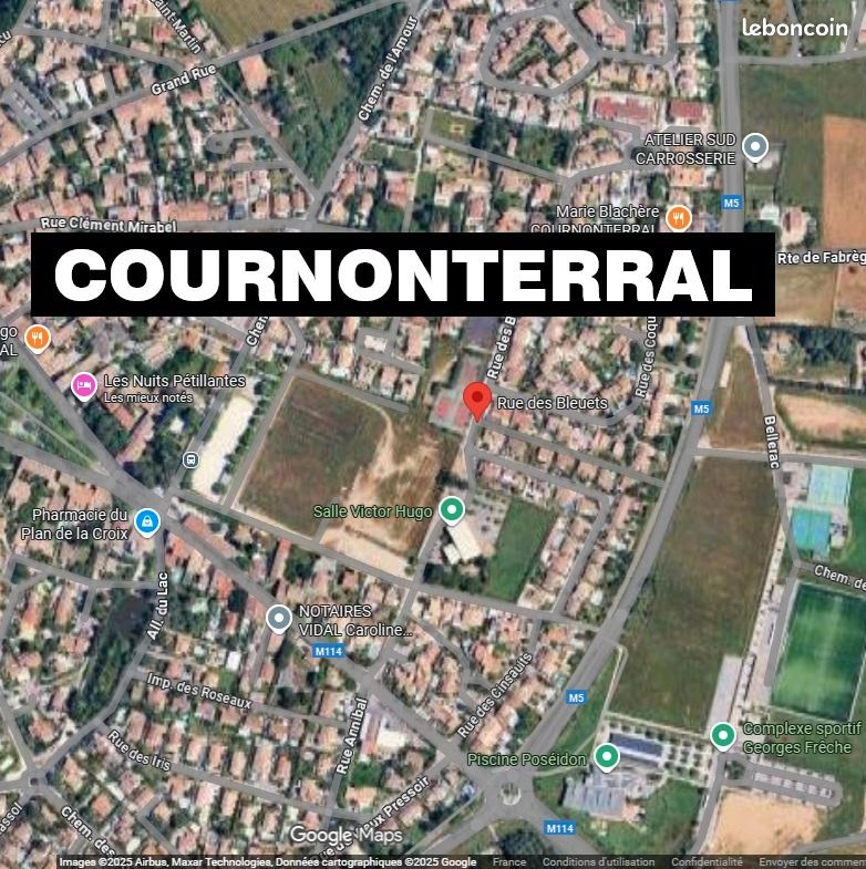 Terrain 203 m² Cournonterral · 140 000 €
