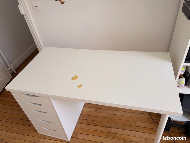 Bureau Lagkapten/Alex IKEA blanc (image 4)