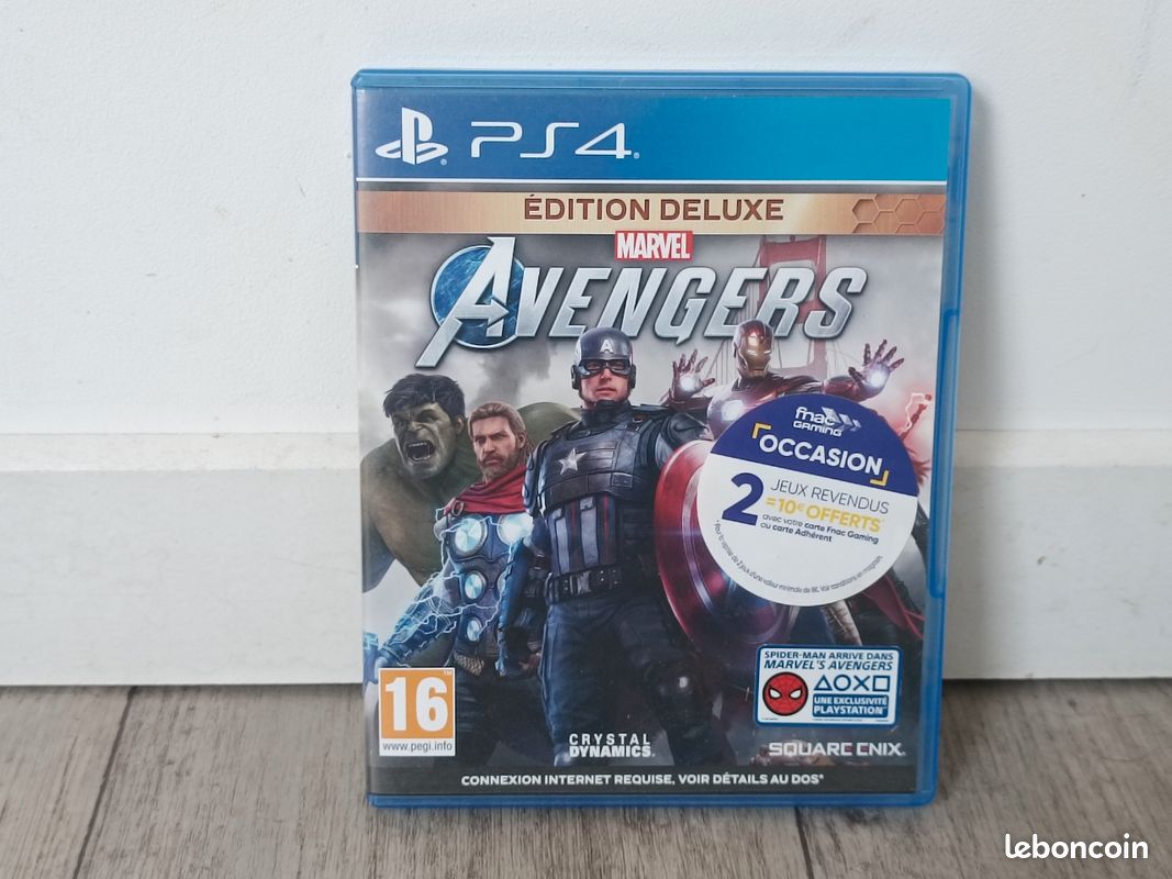 Marvels Avengers Edition Deluxe Jeu Ps4 à Prix