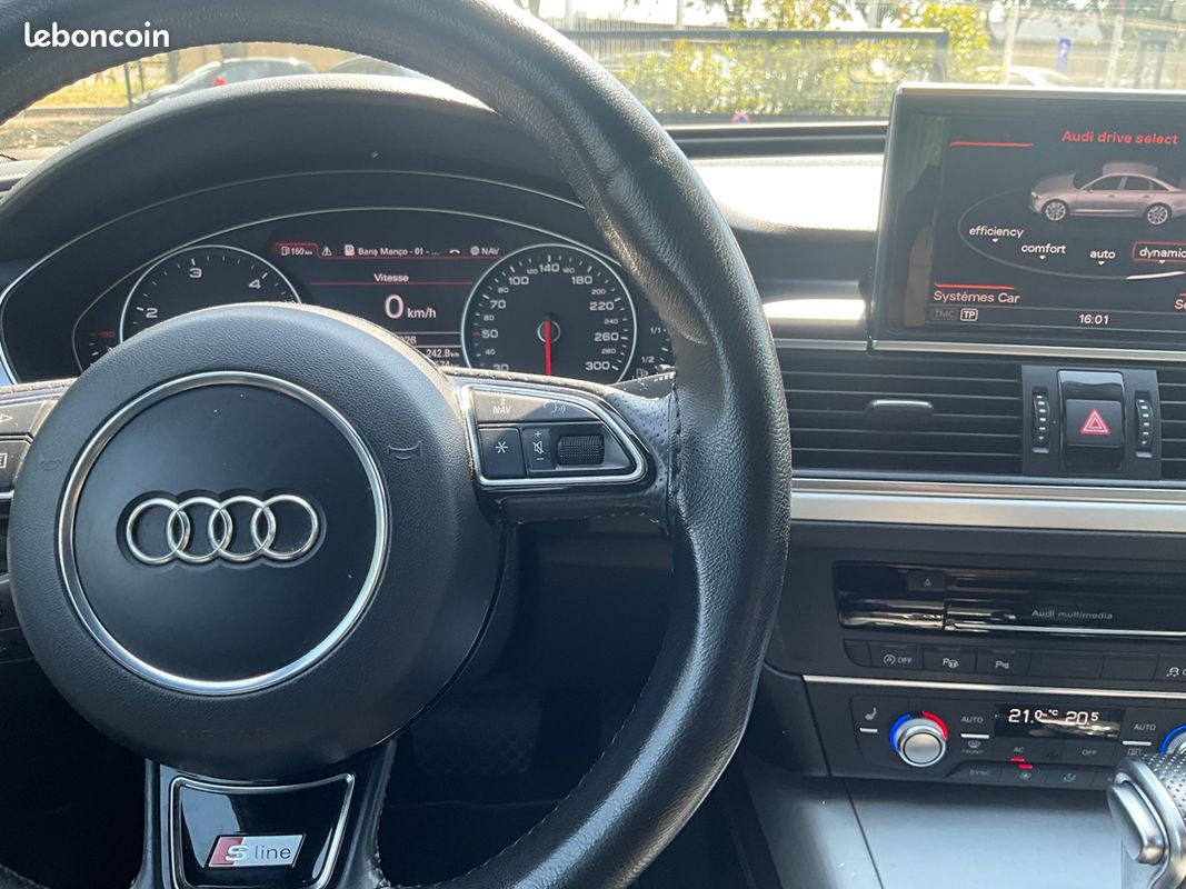 Audi a6 3.0 tdi 205 c s-line quattro s-tronic ouverture sans cle / clim quadri zone / sieges chauffant av/ar (image 18)