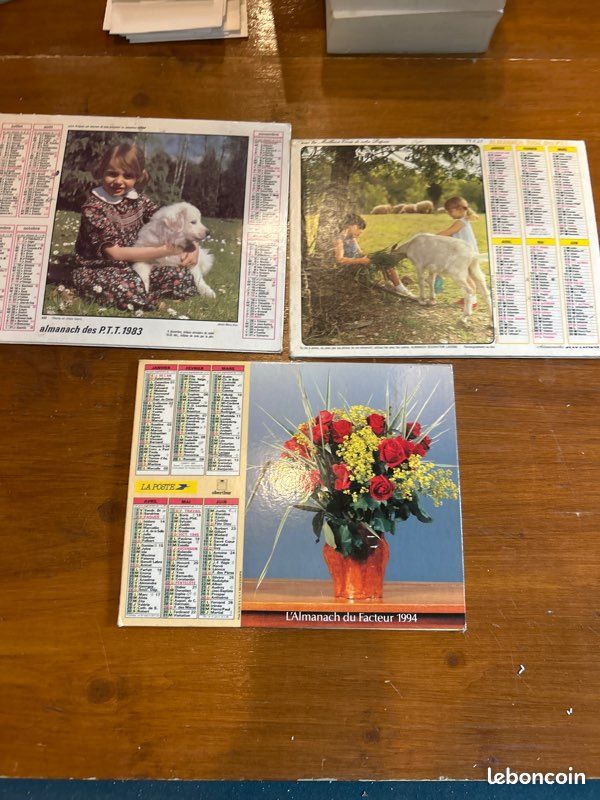 CALENDRIER PTT - Almanach des postes 1958 EUR 10,00 - PicClick FR