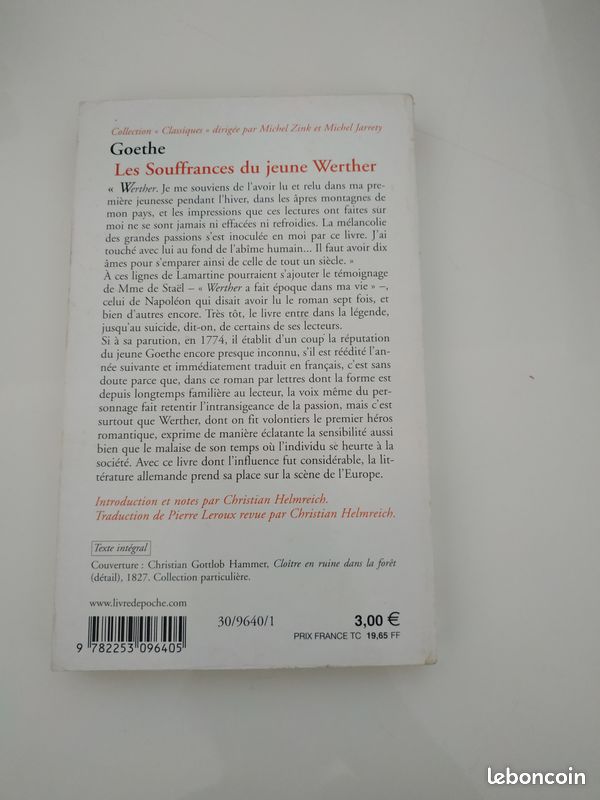 Les souffrances du jeune Werther, GOETHE (image 2)