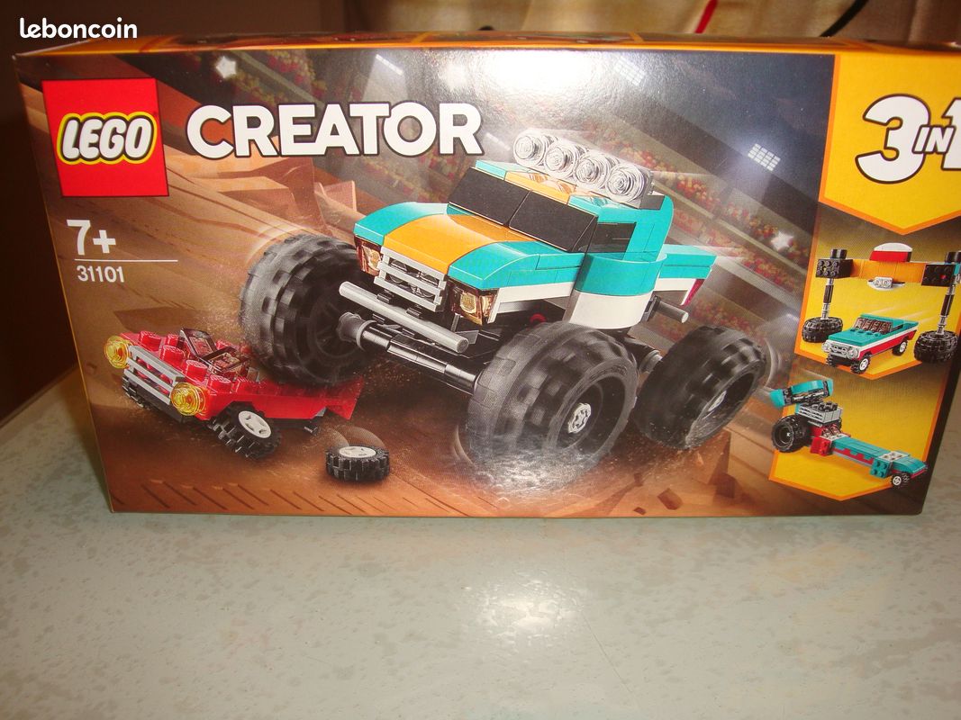 Jouet LEGO CREATOR 3EN1 LE MONSTER TRUCK 31101 NEUF emballé (image 1)